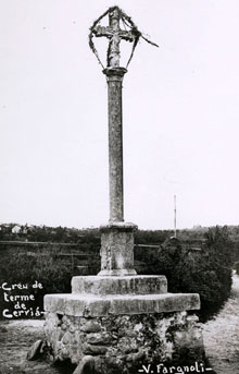 Creu de terme de Cervi&agrave;. 1911-1936