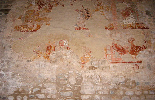 Mural de Santa Maria de Cervi&agrave;. Paret nord del transsepte