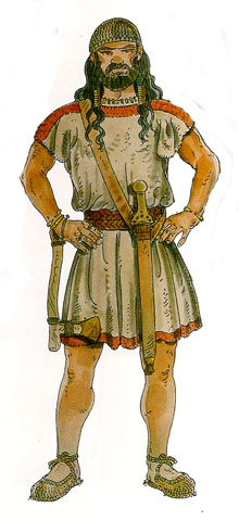 Guerrer iber del Bronze Mitj&agrave; (1200-1000 aC)