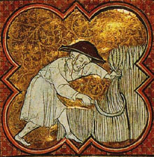 Pag&egrave;s, segle XIII. Representaci&oacute; del mes de juliol