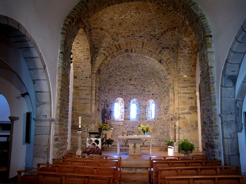 Nau rom&agrave;nica de l'esgl&eacute;sia Vella de Sant Gregori
