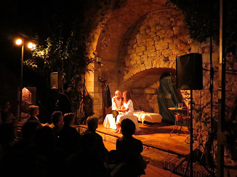 El Pati dels Rabins, del Centre Bonastruc &ccedil;a Porta, escenari de la representaci&oacute;