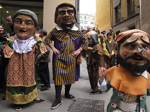 Presentaci&oacute; de l'Argentera i el Mercader, a l'Argenteria