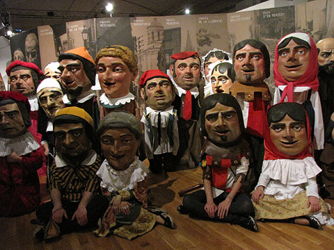 Capgrossos originals i r&egrave;pliques es troben al Museu d'Hist&ograve;ria de la Ciutat