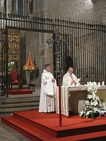 Aniversari de la proclamaci&oacute; del t&iacute;tol de bas&iacute;lica a l'esgl&eacute;sia de Sant Feliu de Girona