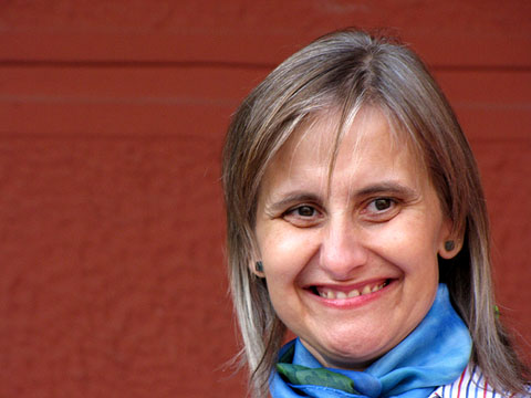 L'artista Clara Bacquelaine, autora de la il&middot;lustraci&oacute;