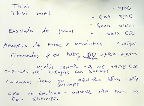Les notes del xef