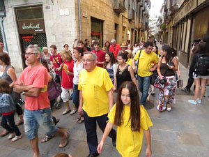 Cercavila pels carrers de Girona