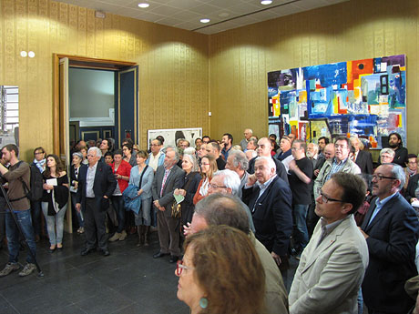Inauguraci&oacute; de l'exposici&oacute; Color latent a la Casa Pastors de Girona