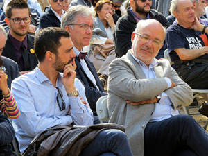 Crida a la participaci&oacute; per al 9N a la pla&ccedil;a de la Independ&egrave;ncia