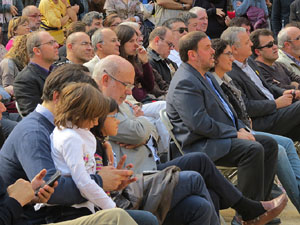 Crida a la participaci&oacute; per al 9N a la pla&ccedil;a de la Independ&egrave;ncia