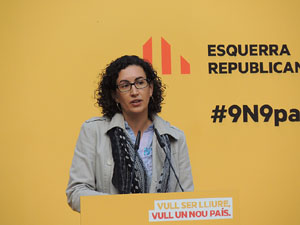 Crida a la participaci&oacute; per al 9N a la pla&ccedil;a de la Independ&egrave;ncia