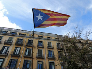 Crida a la participaci&oacute; per al 9N a la pla&ccedil;a de la Independ&egrave;ncia