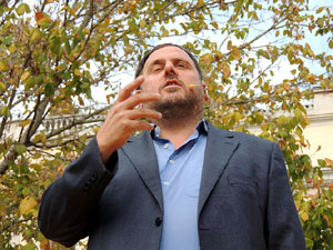 Crida a la participaci&oacute; per al 9N a la pla&ccedil;a de la Independ&egrave;ncia