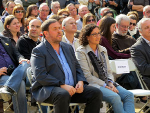 Crida a la participaci&oacute; per al 9N a la pla&ccedil;a de la Independ&egrave;ncia