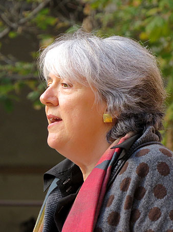 Maria Merc&egrave; Roca durant la seva intervenci&oacute;