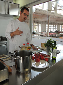 Sessi&oacute; de cuina romana a l'Aula Gastron&ograve;mica del Mercat del Lle&oacute;