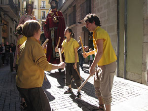 Enlla&ccedil;ats per la Llengua. La cercavila
