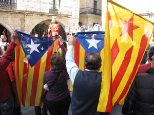 Enlla&ccedil;ats per la Llengua. La pla&ccedil;a del Vi