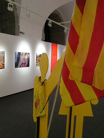 Una panor&agrave;mica d'una de les sales de l'exposici&oacute;