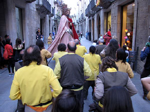 Cercavila a c&agrave;rrec del grup Fal&middot;lera Gironina