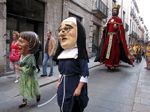 Cercavila a c&agrave;rrec del grup Fal&middot;lera Gironina