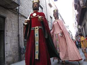 Cercavila a c&agrave;rrec del grup Fal&middot;lera Gironina