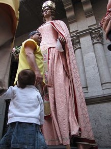 Cercavila a c&agrave;rrec del grup Fal&middot;lera Gironina