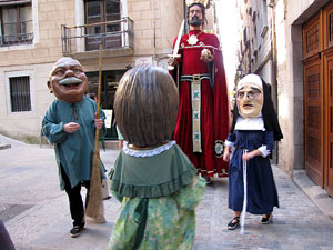 Cercavila a c&agrave;rrec del grup Fal&middot;lera Gironina