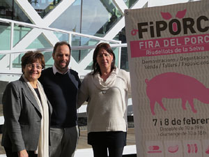 FIPORC 2015. Fira del porc de Riudellots de la Selva. Presentaci&oacute; al Vol de Girona