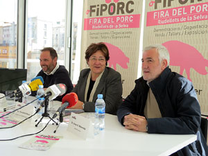 FIPORC 2015. Fira del porc de Riudellots de la Selva. Presentaci&oacute; al Vol de Girona