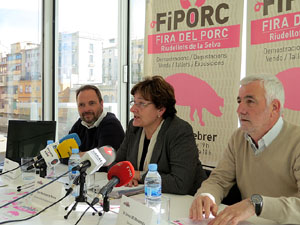 FIPORC 2015. Fira del porc de Riudellots de la Selva. Presentaci&oacute; al Vol de Girona