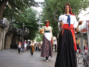 Cercavila dels gegants de Riudarenes