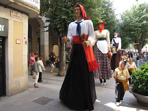 Cercavila dels gegants de Riudarenes