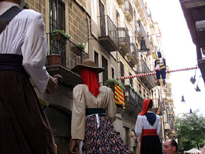 Cercavila dels gegants de Riudarenes