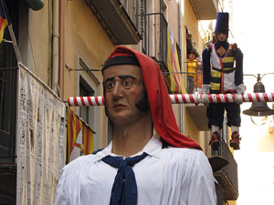 Cercavila dels gegants de Riudarenes