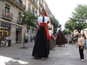 Cercavila dels gegants de Riudarenes