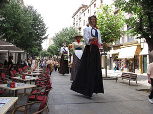 Cercavila dels gegants de Riudarenes