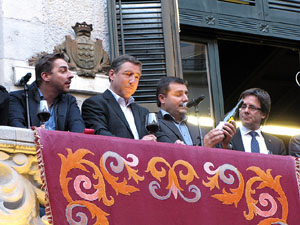Homenatge als germans Roca del Celler de Can Roca. Activitats a la pla&ccedil;a del Vi