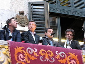 Homenatge als germans Roca del Celler de Can Roca. Activitats a la pla&ccedil;a del Vi