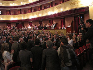 Homenatge als germans Roca del Celler de Can Roca. Acte al Teatre Municipal