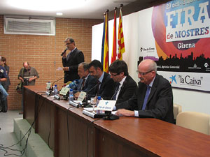 Les fira de Sant Narc&iacute;s 2013. Inauguraci&oacute; de la 52a. Fira de Mostres