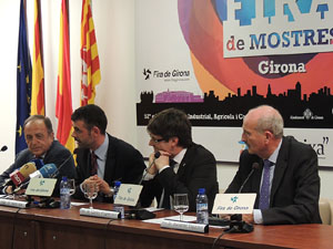 Les fira de Sant Narc&iacute;s 2013. Inauguraci&oacute; de la 52a. Fira de Mostres