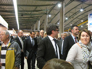 Les fira de Sant Narc&iacute;s 2013. Inauguraci&oacute; de la 52a. Fira de Mostres
