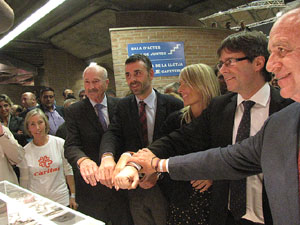Les fira de Sant Narc&iacute;s 2013. Inauguraci&oacute; de la 52a. Fira de Mostres