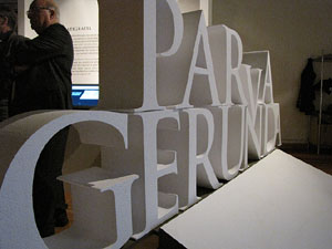 Inauguraci&oacute; de l'exposici&oacute; Parva Gerunda
