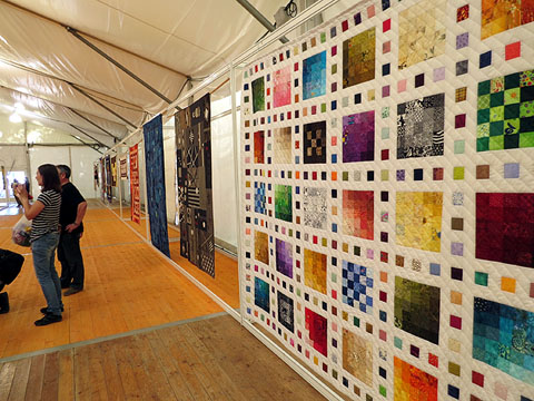 &Agrave;rea d'exposici&oacute; del Sal&oacute; Interquilt