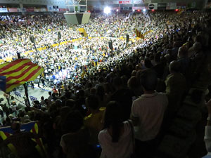 Acte de final de campanya per al 27S de Junts pel S&iacute;