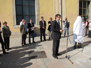 Inauguraci&oacute; escultura de Laure&agrave; Dalmau i Pla