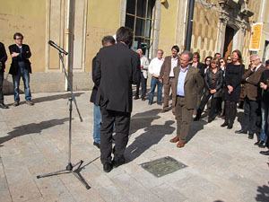 Inauguraci&oacute; escultura de Laure&agrave; Dalmau i Pla